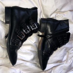 Rebecca Minkoff motor ankle booties